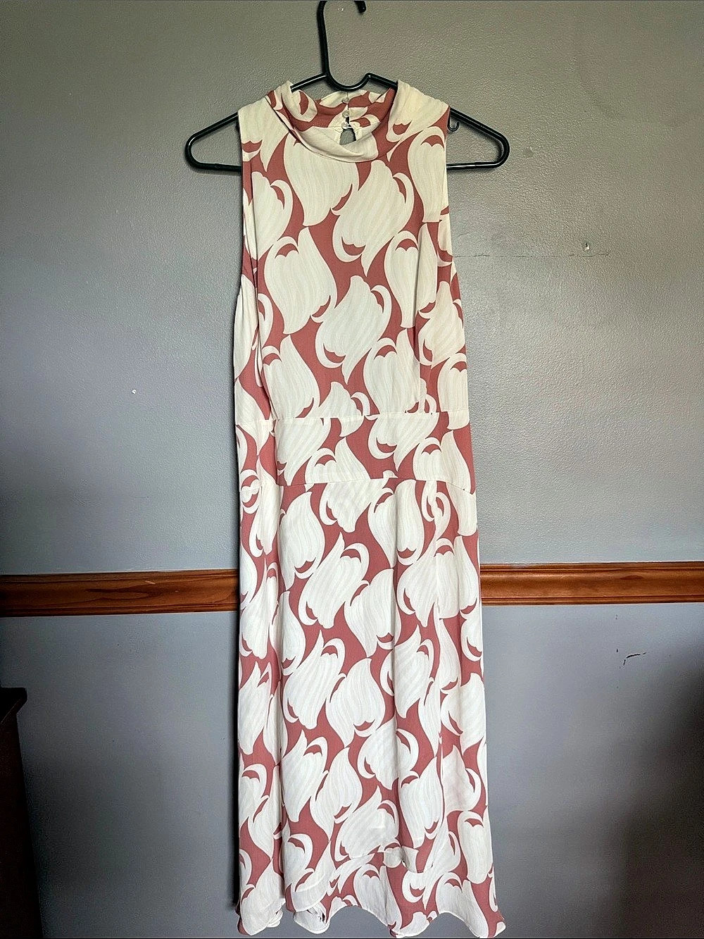 Reiss Doriana Print Abstract Print Maxi Dress Size Medium Like New